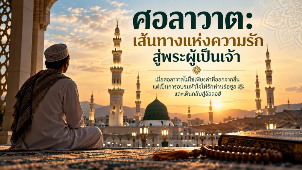ศอลาวาต เส้นทางแห่งความรักสู่พระผู้เป็นเจ้า การขัดเกลาหัวใจและการเดินตามท่านร่อซูล ﷺ