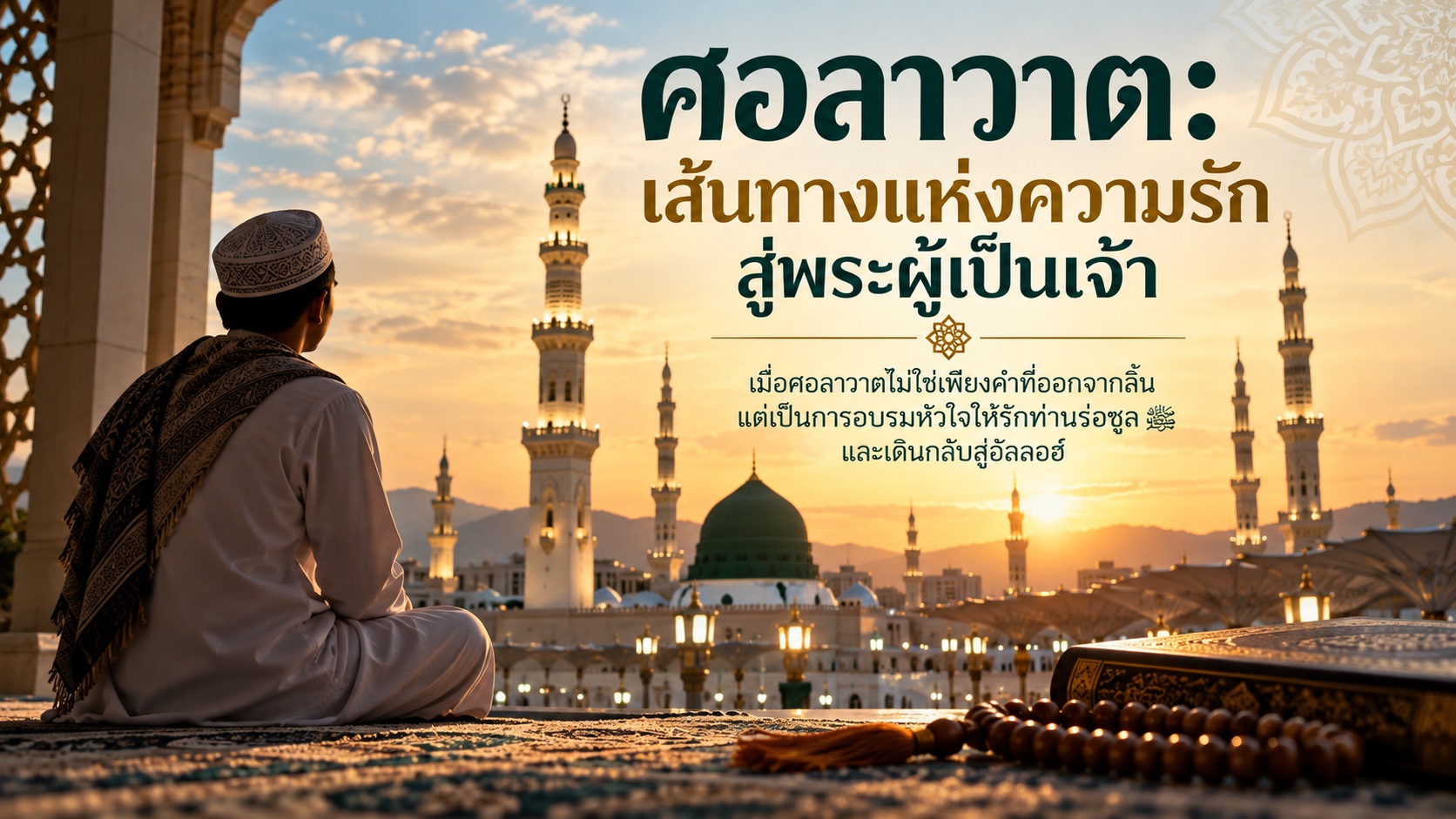 ศอลาวาต เส้นทางแห่งความรักสู่พระผู้เป็นเจ้า การขัดเกลาหัวใจและการเดินตามท่านร่อซูล ﷺ