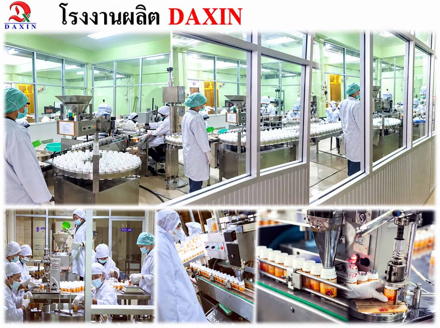 ภาพโรงงานผลิต DAXIN ตามภาพประกอบที่ได้รับ